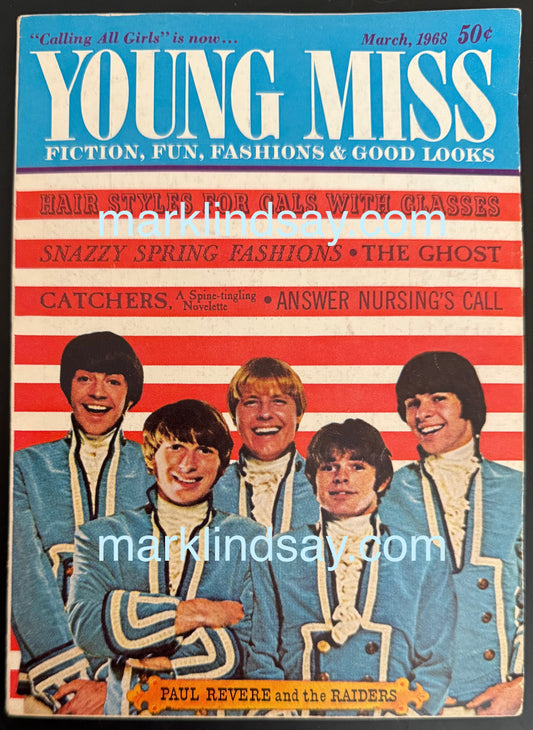 Rare March 1968 Young Miss Magazine - Personally Autographed to YOU by Mark Lindsay