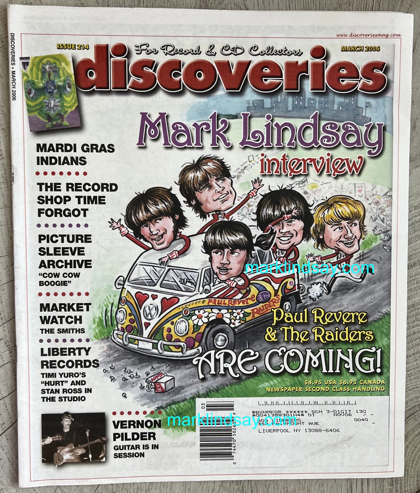 2006 Discoveries Magazine / 4 Pg ML Interview "Secrets!" - Personally Autographed to YOU by Mark