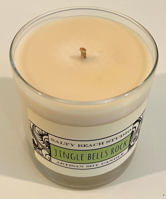 Jingle Bells Rock Soy Candle with Christmas Card - Personally Autographed to YOU by Mark Lindsay