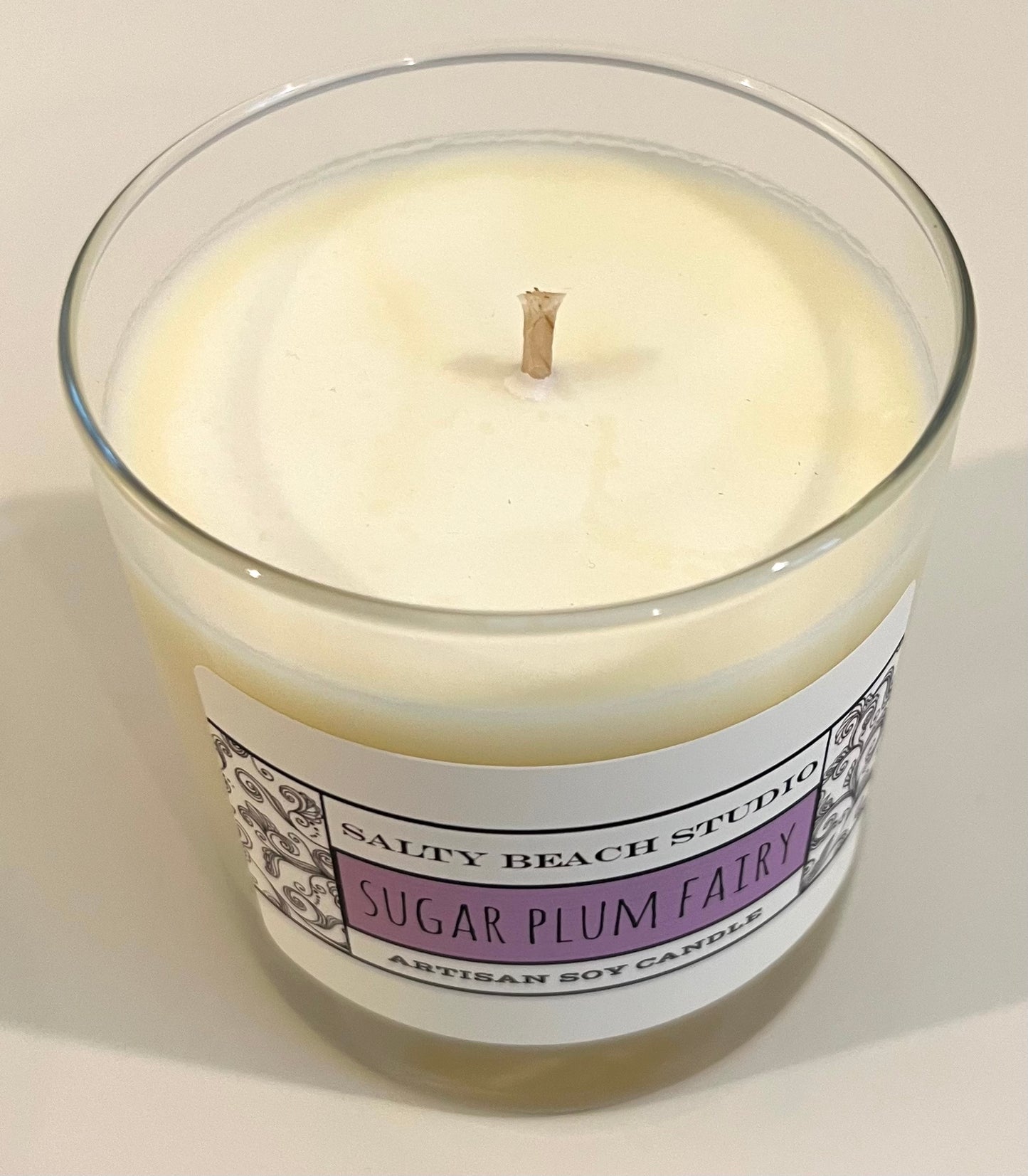 Sugar Plum Fairy Soy Candle with Christmas Card - Personally Autographed to YOU by Mark Lindsay