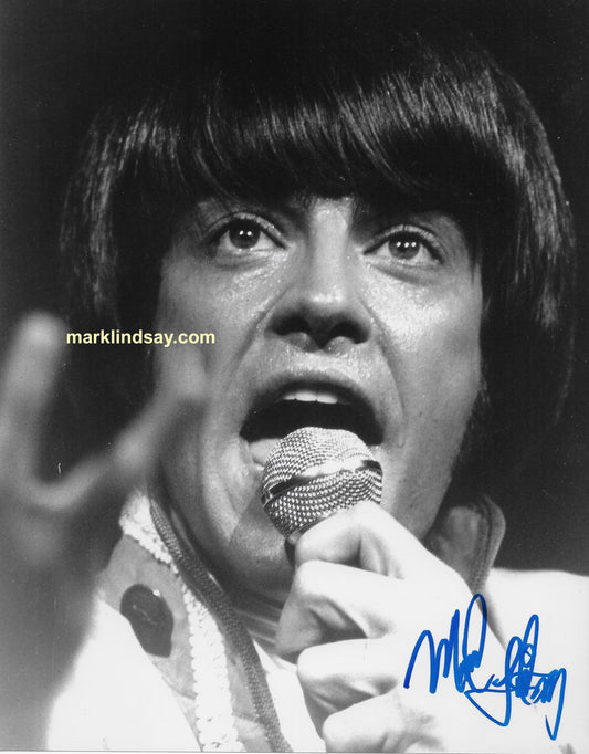 Mark Lindsay w/Microphone - Personally Autographed to YOU by Mark
