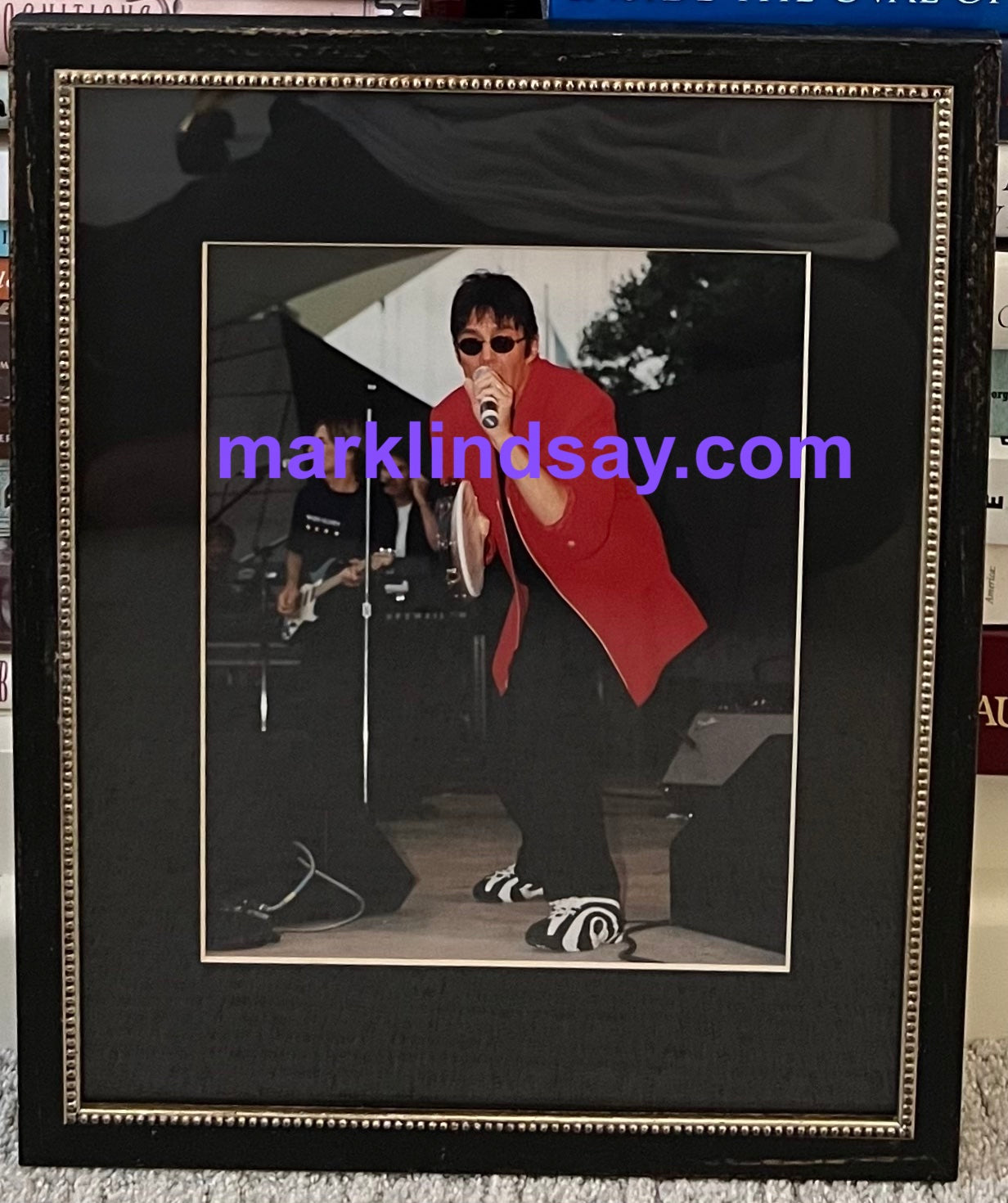 Custom Framed Photo From Mark Lindsay's Rock & Roll Cafe (2) - Personally Autographed to YOU