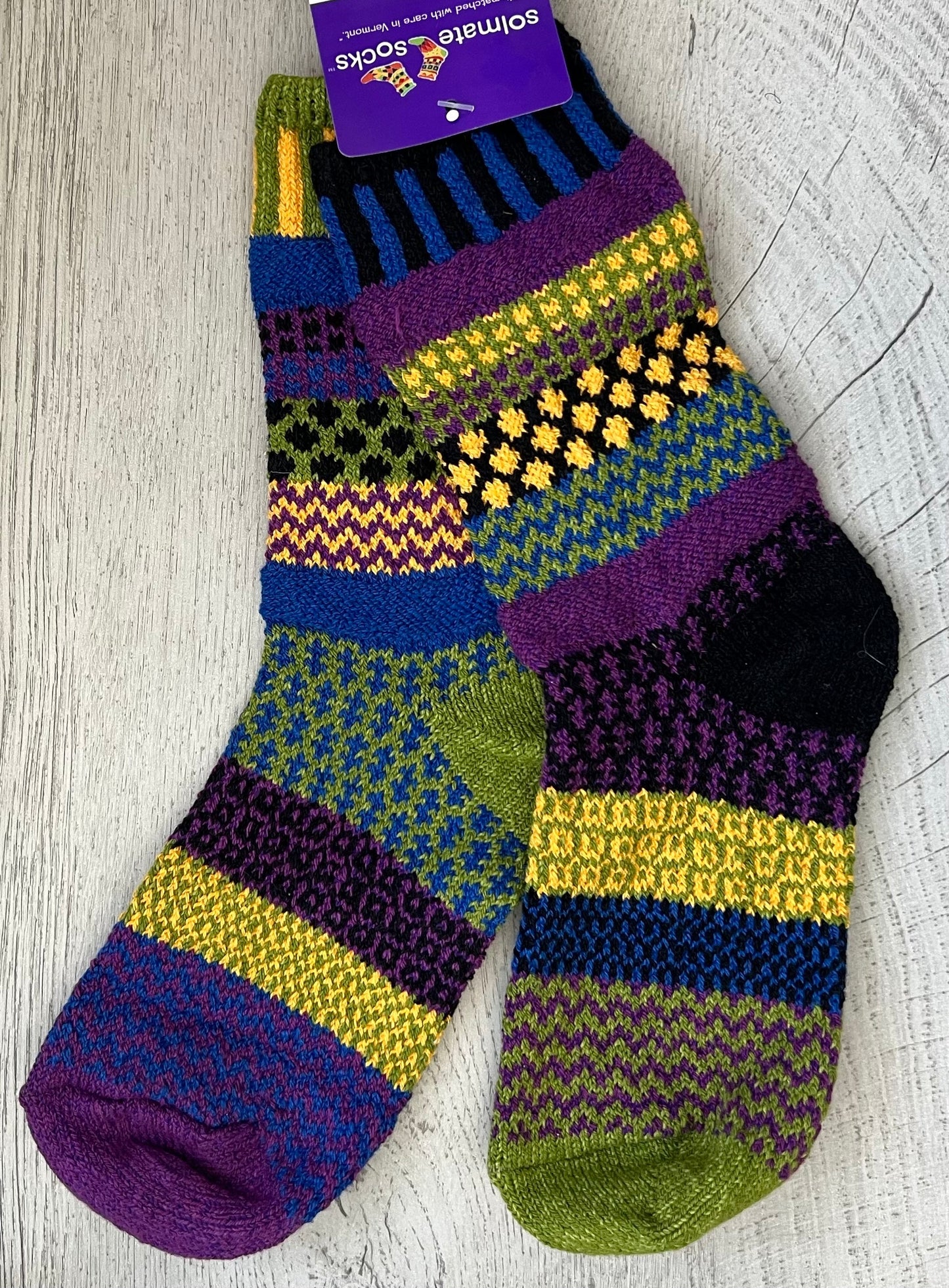 Solmates Socks (October Morning) X-LARGE UNISEX with Autumn Card - Personally Autographed to YOU by Mark Lindsay