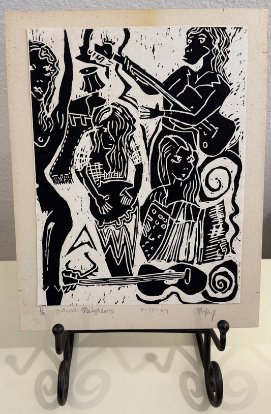 Musician Signed Ltd Edition Art Print (ML Cousin) w/Card Personally Autographed to YOU from Mark Lindsay