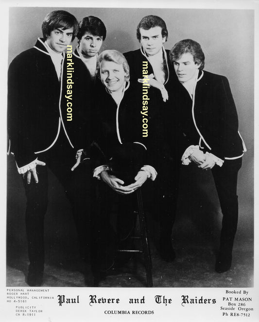 Original Vintage Promo Photo - Raiders  1965 - Personally Autographed to YOU by Mark