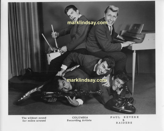 Original Vintage Promo Photo - Raiders 1963 Wildest Sound 1 - Personally Autographed to YOU by Mark
