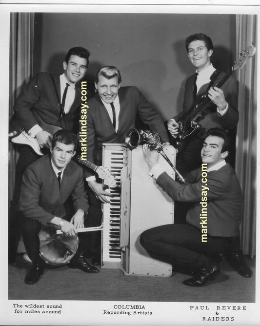 Original Vintage Promo Photo - Raiders 1963 Wildest Sound 2 - Personally Autographed to YOU by Mark