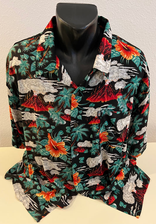 9/4 Maui Benefit: Hawaiian Shirt (Volcanos), Cert Authenticity and Photos (Bahamas, Smitty) - Personally Autographed to YOU by Mark Lindsay