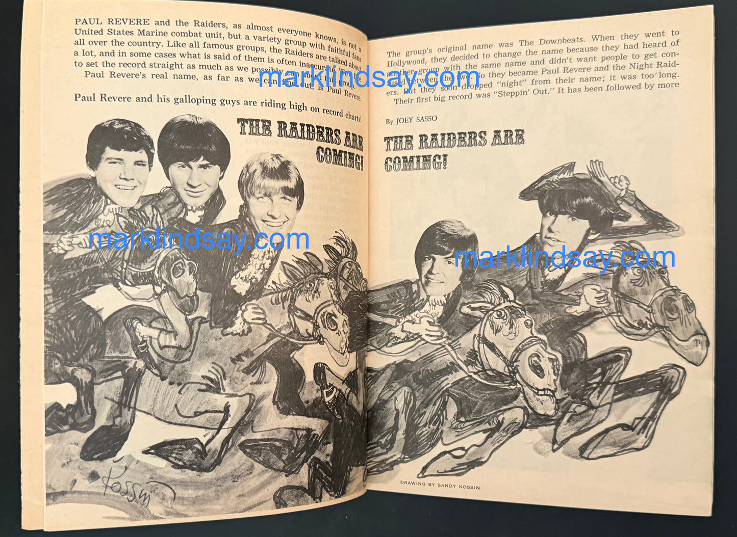 Rare March 1968 Young Miss Magazine - Personally Autographed to YOU by Mark Lindsay
