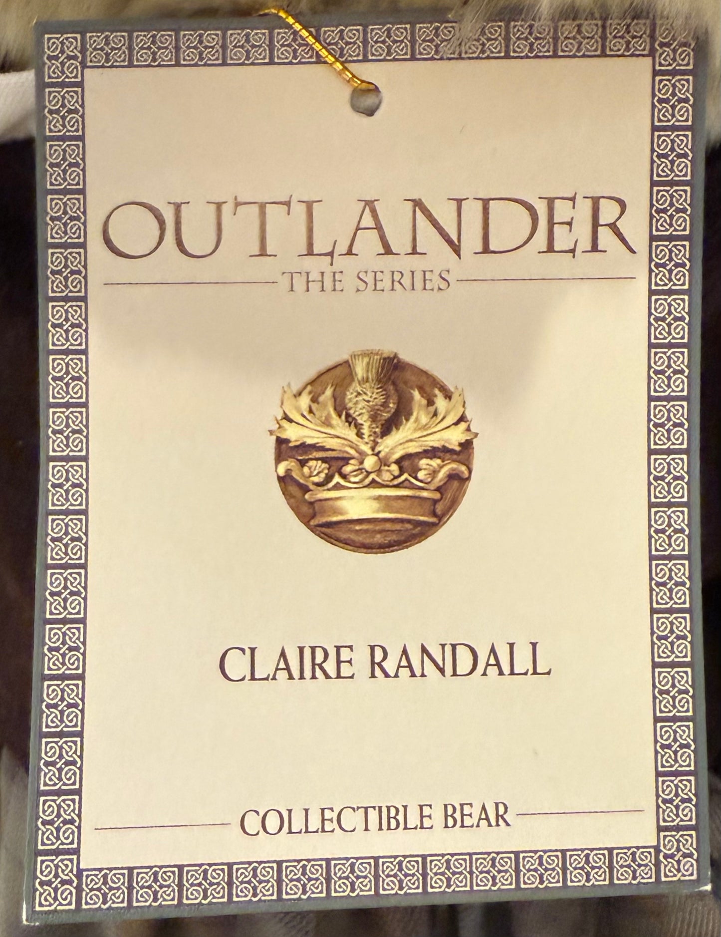 Outlander Collectible Bear Set w/Card Personally Autographed to YOU from Mark Lindsay