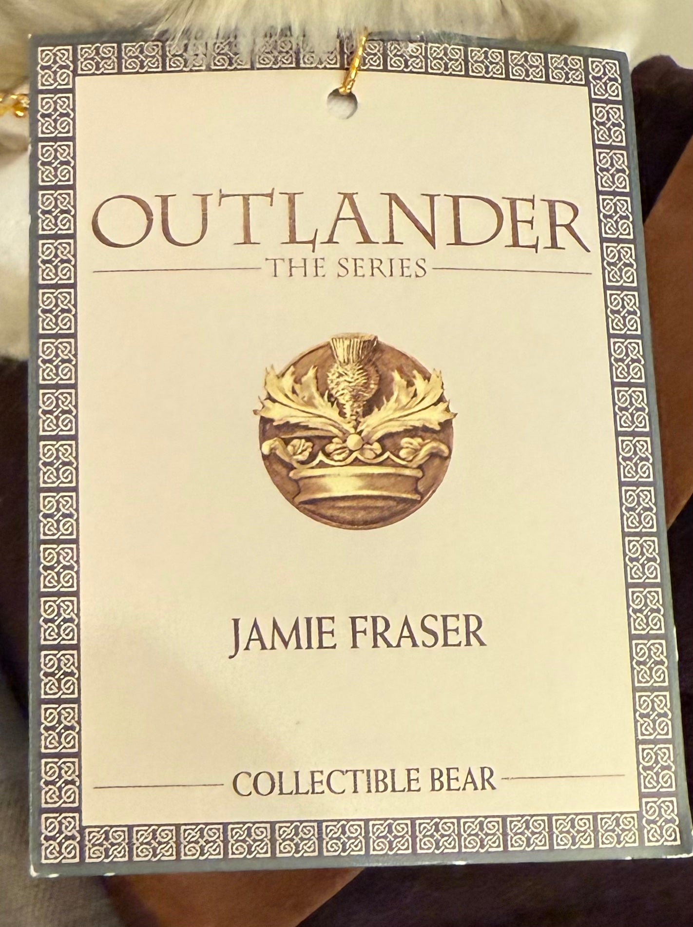 Outlander Collectible Bear Set w/Card Personally Autographed to YOU from Mark Lindsay