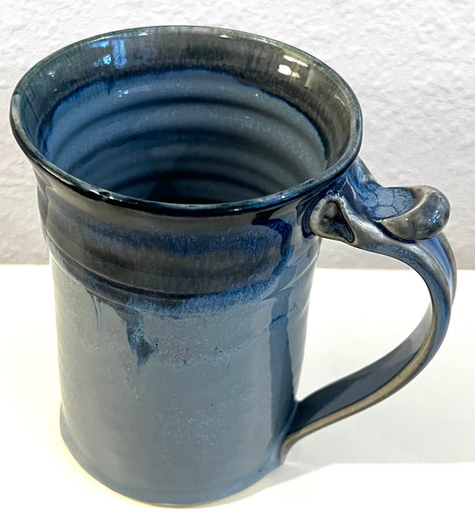 Artisan-Crafted Pottery Tankard (Blues) - w/Card Personally Autographed to YOU by Mark Lindsay