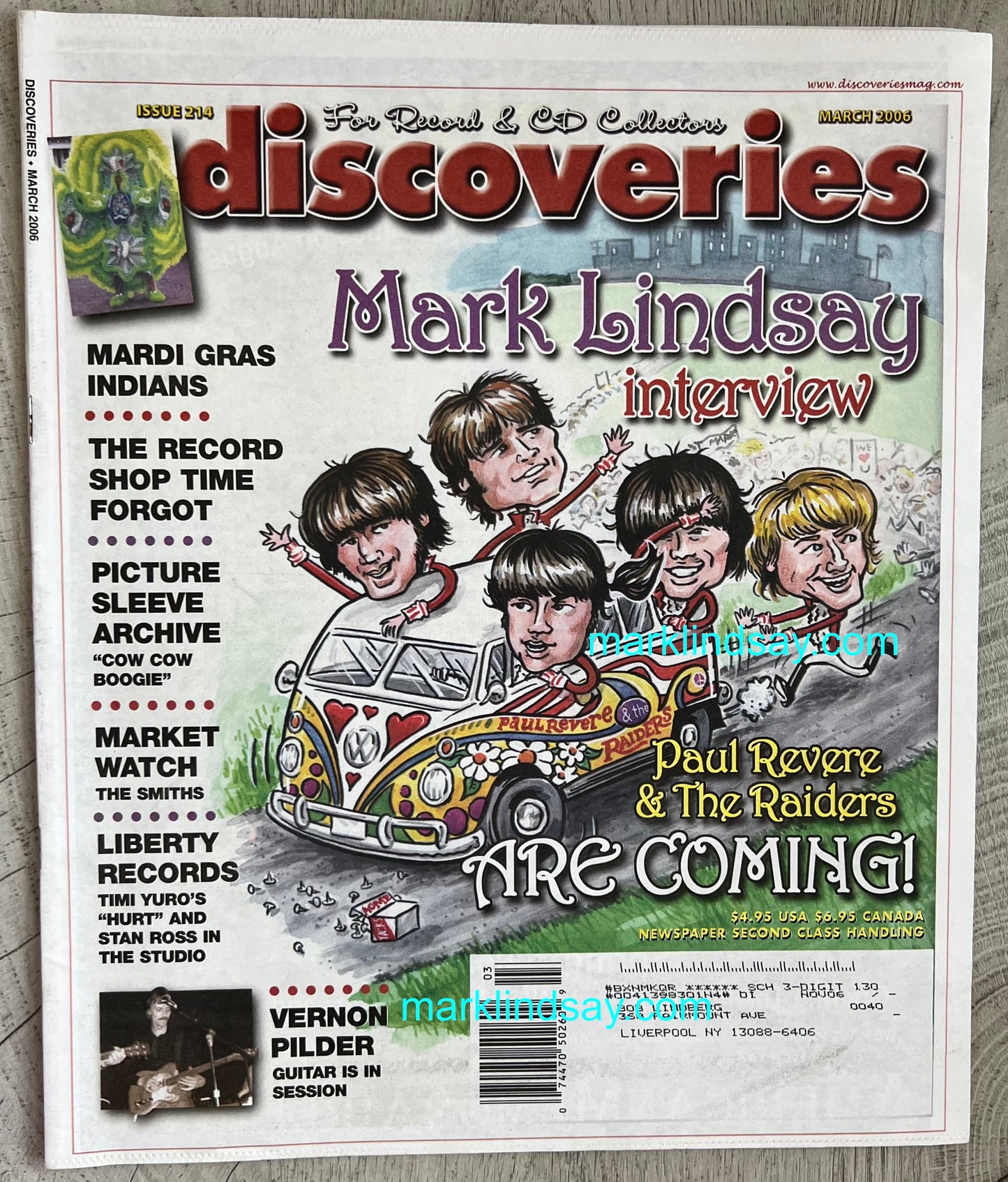 2006 Discoveries Magazine  / 4 Pg ML Interview "Secrets!" - Personally Autographed to YOU by Mark