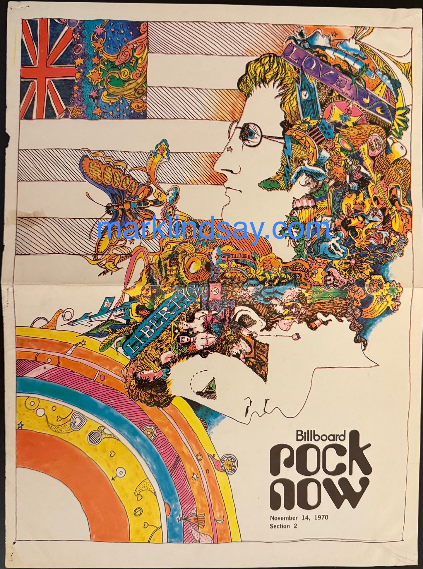 1970 Billboard Article w/Mark Lindsay/Raiders Photos - Personally Autographed to YOU by Mark Lindsay