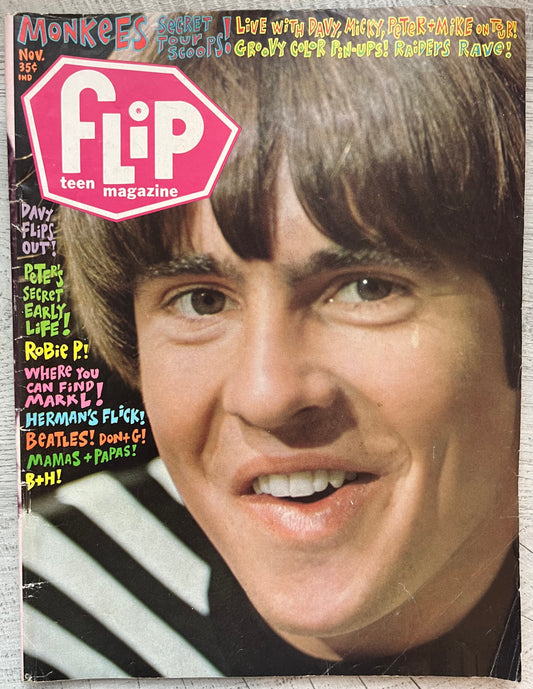 Vintage Nov 1967 Flip Magazine - Personally Autographed to YOU by Mark