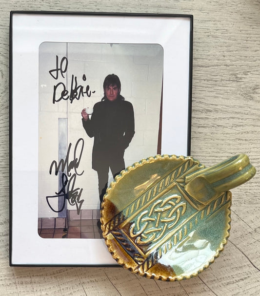 Tea with Mark Lindsay 1 - Teabag Holder/Spoon Rest and Framed Photo - Personally Autographed to YOU by Mark