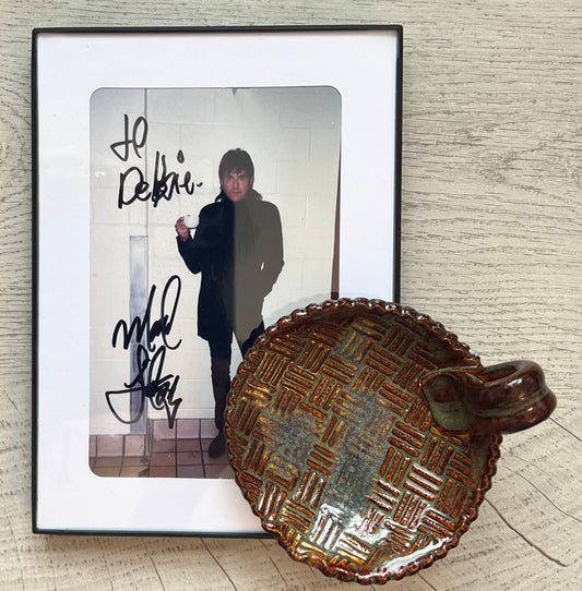 Tea with Mark Lindsay 2 - Teabag Holder/Spoon Rest and Framed Photo - Personally Autographed to YOU by Mark