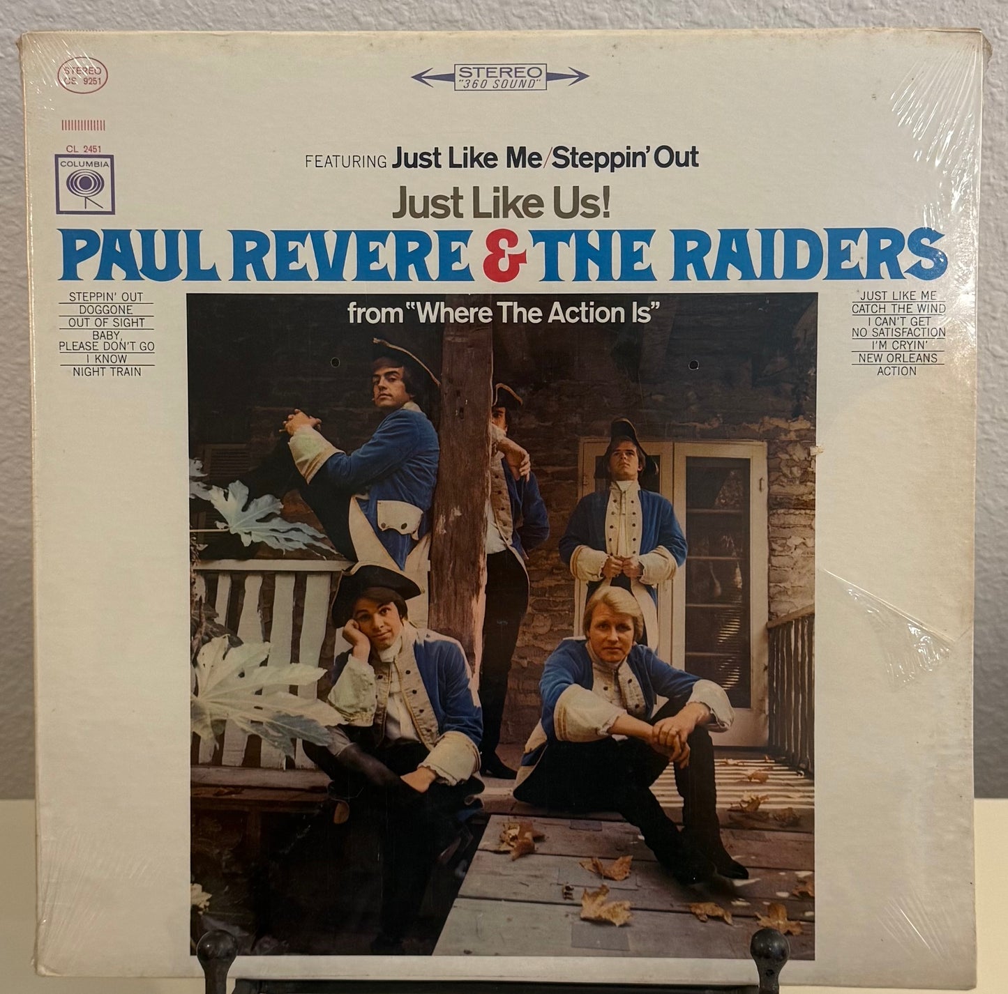 Just Like Us! LP SEALED - Paul Revere & The Raiders - Personally Autographed to YOU by Mark Lindsay