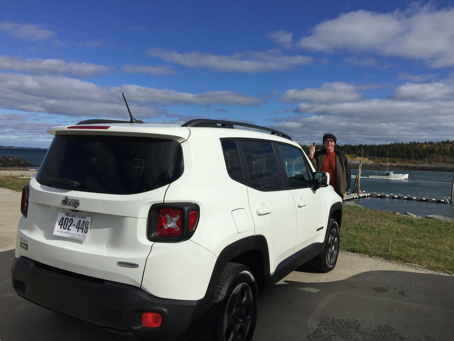 Mark Lindsay's License Plate & Photo (Jeep-FL) - Personally Autographed to YOU by Mark Lindsay