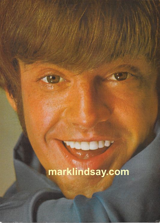 Mark Lindsay Vintage Close-Up Pin-Up - Personally Autographed to YOU by Mark