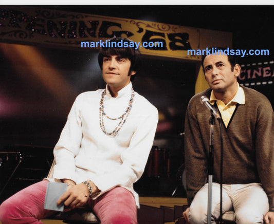 Happening 68 Photo - Mark Lindsay and Joey Bishop - Personally Autographed to YOU by Mark