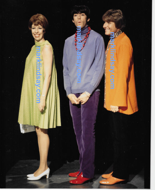 Happening 68 Photo - Mark Lindsay, Paul Revere and Carol Burnett 2- Personally Autographed to YOU by Mark