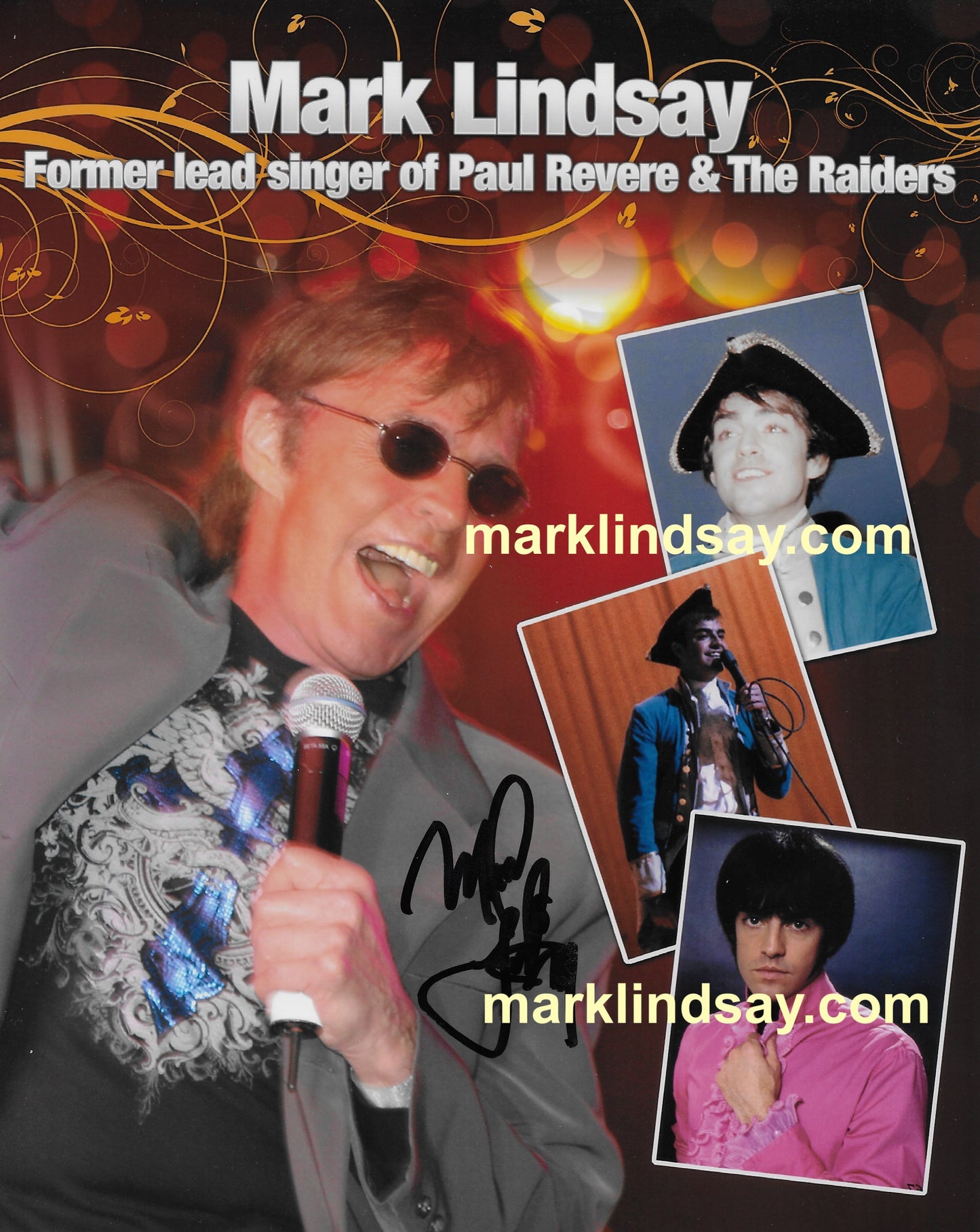 Promo Photo - Mark Lindsay - Personally Autographed to YOU by Mark