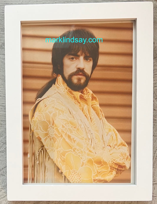 Mark Lindsay 5x7 Framed Fringed Vest 1970 Era - Personally Autographed to YOU by Mark