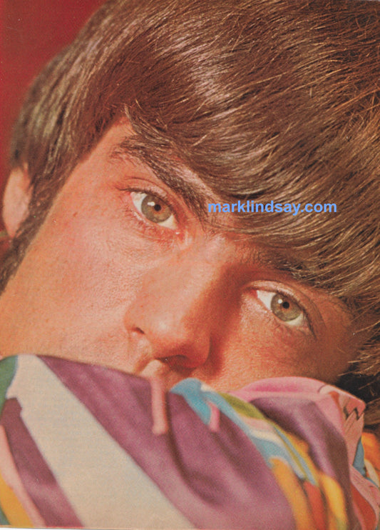 Mark Lindsay Vintage Circa 1968 Pin-Up - Personally Autographed to YOU by Mark
