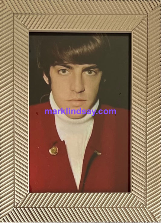 Framed 1967 Photo - Mark Lindsay - Personally Autographed to YOU by Mark