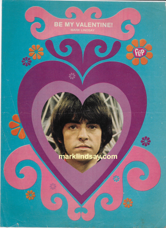 Mark Lindsay Vintage Valentine Pin-Up - Personally Autographed to YOU by Mark