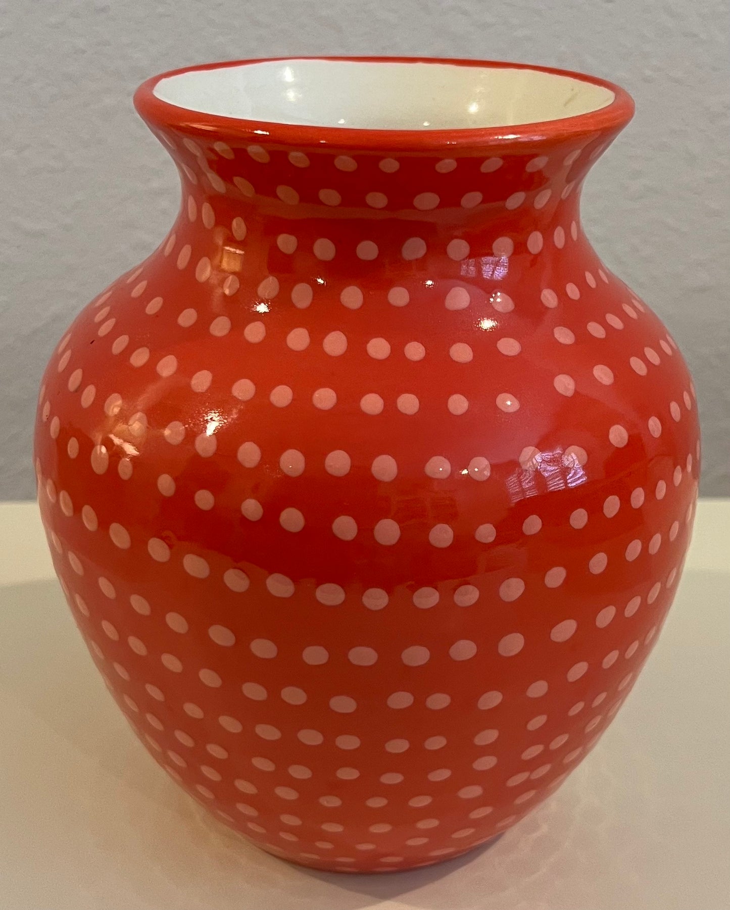 Autumn Artisan Handpainted Pottery Vase - w/Card Personally Autographed to YOU by Mark Lindsay