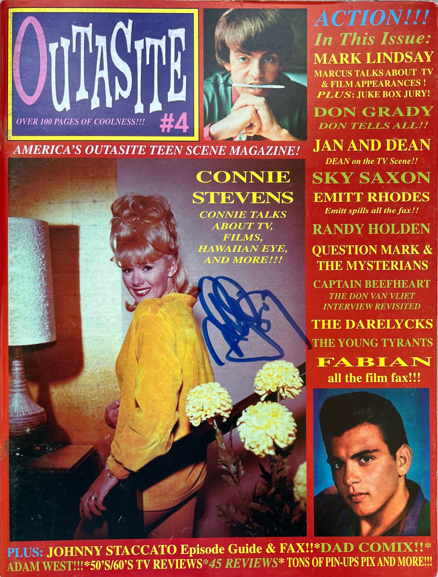 Outasite Magazine - 13 page Interview - Personally Autographed to YOU by Mark