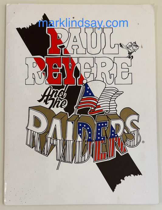 1997-Era Revere/Raiders Press Kit/Photos + ML Logo Card - Personally Autographed to YOU by Mark