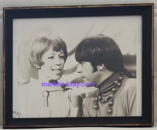 Framed Photo Carol Burnett/Happening 68 From Mark Lindsay's Rock & Roll Cafe - Personally Autographed to YOU