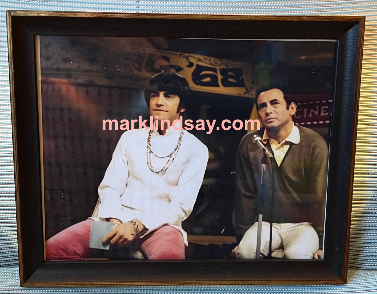 Framed Photo From Mark Lindsay's  Rock & Roll Cafe (2) - Personally Autographed to YOU