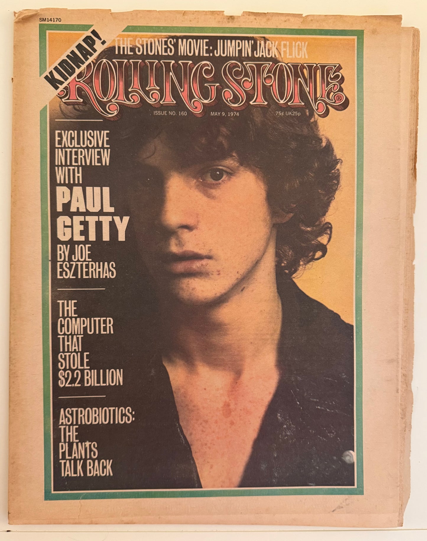 May 1974 Rolling Stone Magazine - Terry Melcher/Manson Article - Personally Autographed to YOU by Mark