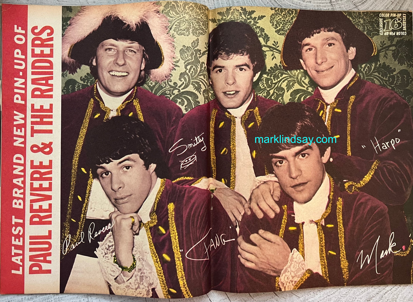 September 1966 16 Magazine - Personally Autographed to YOU by Mark