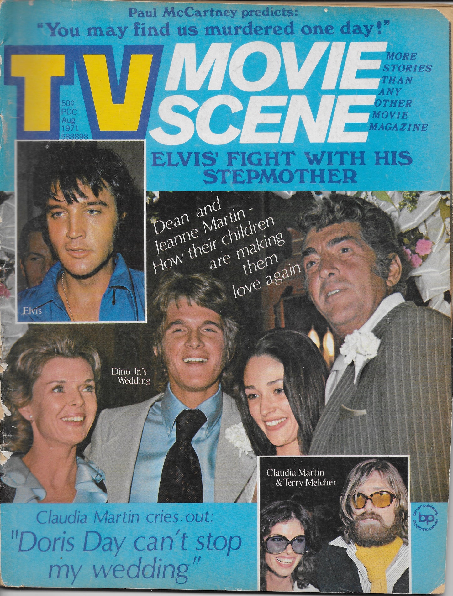 TV Movie Scene Magazine (Doris Day/Terry Melcher) - W/Card Personally Autographed to YOU by Mark
