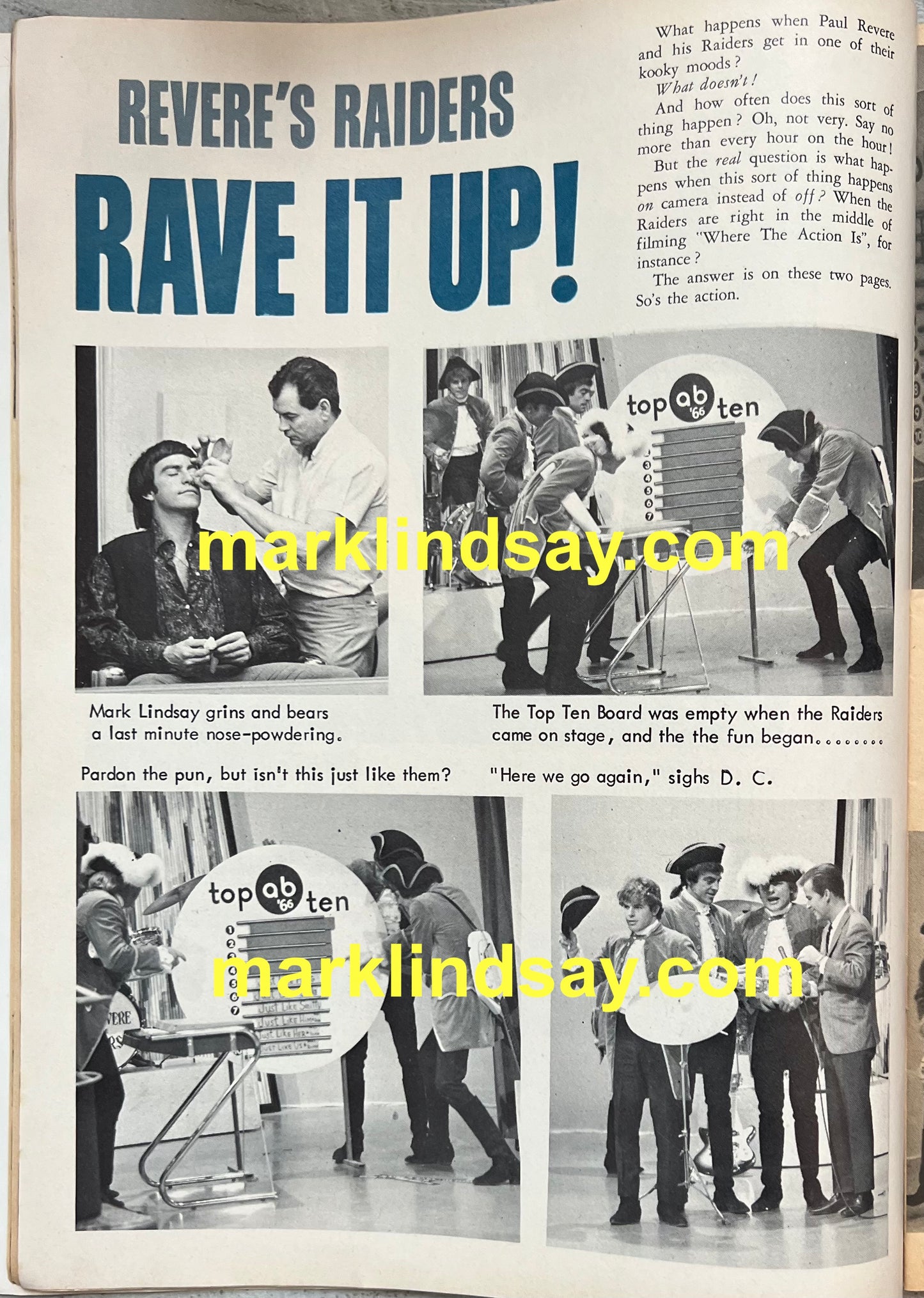 May 1966 Teen Screen Magazine - Personally Autographed to YOU by Mark