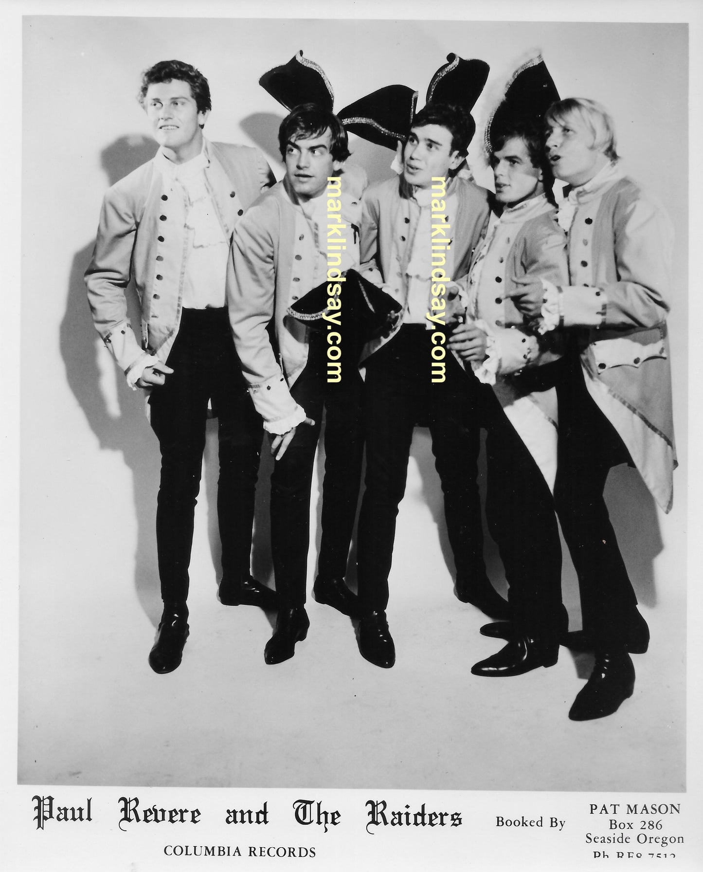 Original Vintage Promo Photo - Raiders  1964 Hat Wave 1 - Personally Autographed to YOU by Mark