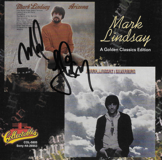 Arizona/Silverbird Golden Classics/Collectables  CD - MARK LINDSAY - Personally Autographed to YOU
