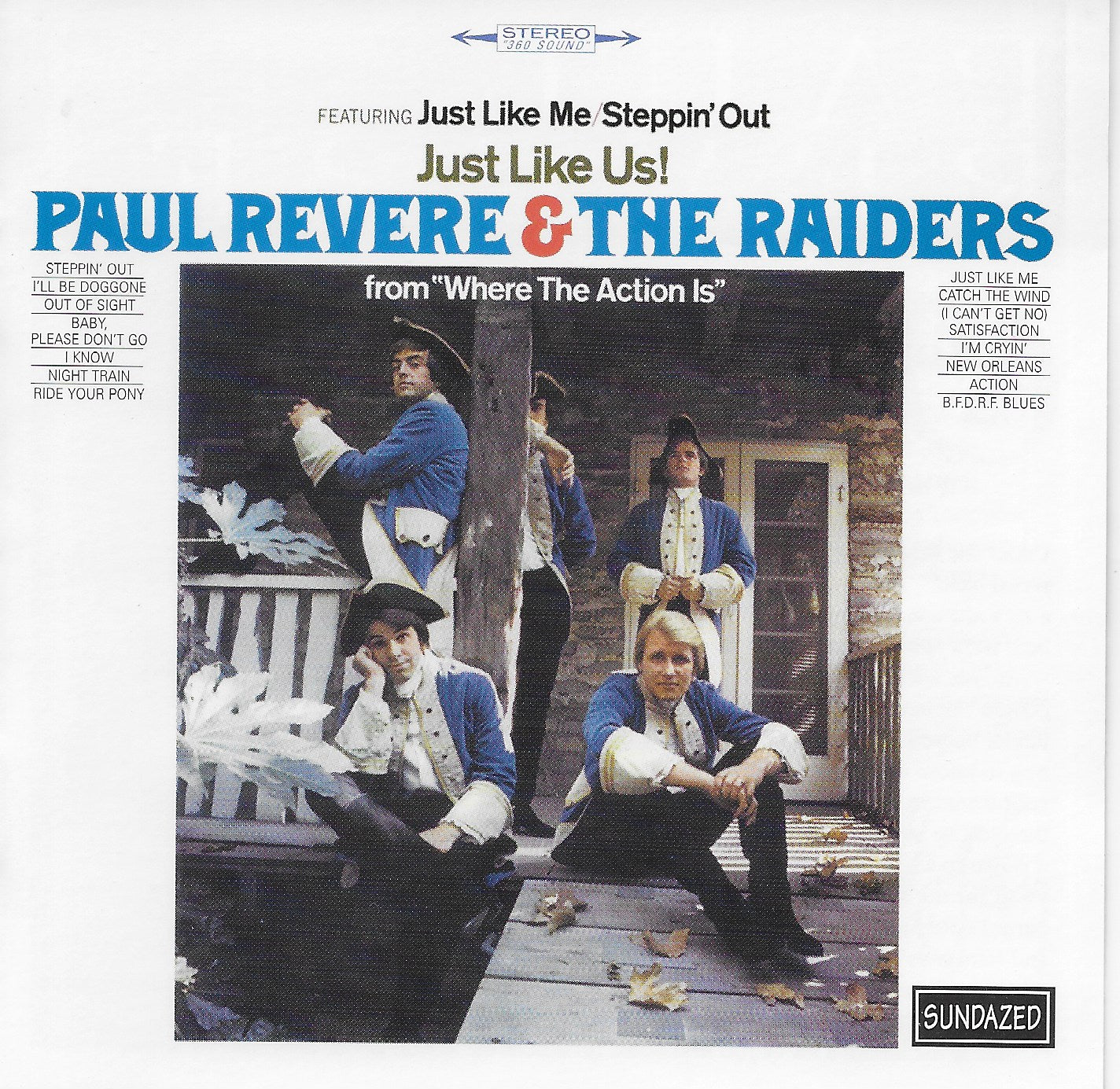 JUST LIKE US CD - Paul Revere & The Raiders - Personally Autographed to YOU